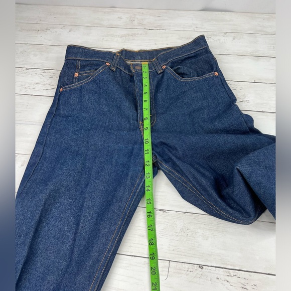 Levi’s Vintage USA Made Orange Tab 505 Straight Jeans 30x34 - Picture 11 of 13